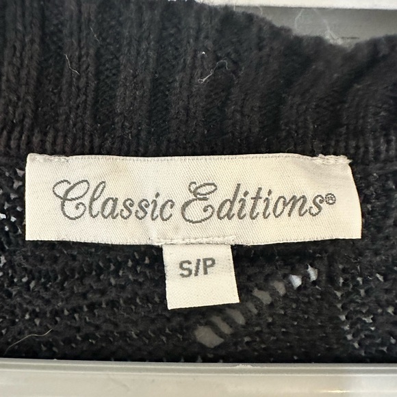 Classic Editions Short Sleeve Knit Cardigan - Picture 3 of 4